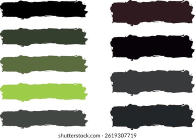 dark green gray brown colors abstract hand drawn backdrop brush strokes collection