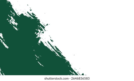Image vectorielle à texture grunge vert foncé, Arrière-plan blanc isolé, Arrière-plan habillé, Conception de surface brute
