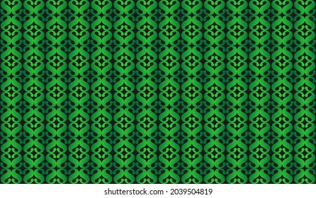 dark green heart background. Illustration with letter initials s  lined up and neatly arranged. Textures to complement your business or design needs