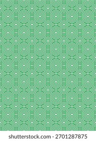 dark green hexagon seamless pattern