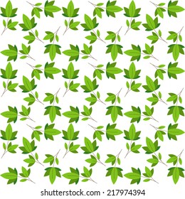 dark green leaves pattern 