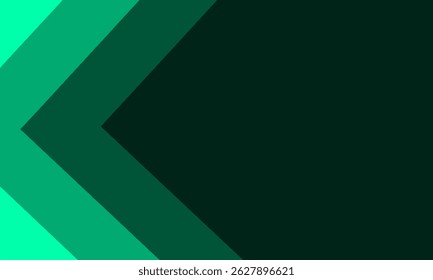 Dark green and light green abstract background. Overlapping layers of geometric shapes. Transparent box. Rectangular graphic pattern banner template design