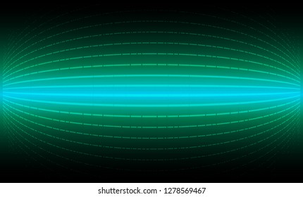 Dark green Light Abstract. move motion blur.