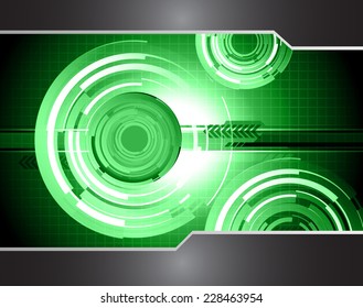 Dark green Light Abstract Technology background for computer graphic website internet.