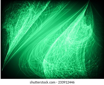Dark green Light Abstract Technology background for computer graphic website internet and business. text box. Brochure. card. wave. 