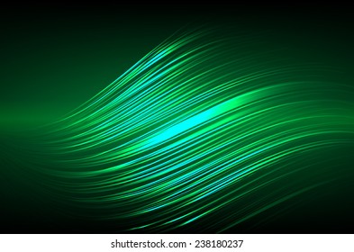 Dark green Light Abstract Technology background for computer graphic website internet and business. text box. Brochure. card. wave. 