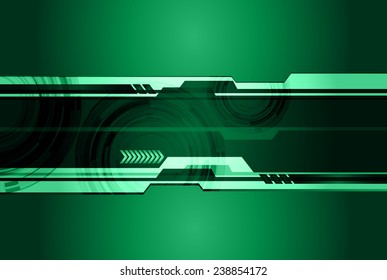 Dark green Light Abstract Technology background for computer graphic website internet.