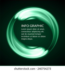 Dark green Light Abstract Technology background for computer graphic website internet. text box. Brochure. card.