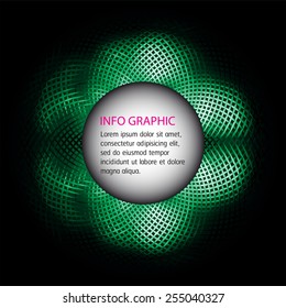 Dark green Light Abstract Technology background for computer graphic website internet. text box. Brochure. card.