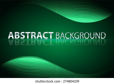 dark green Light Abstract Technology background computer graphic website internet and business. vector illustration. text box. Brochure. card. banner flyer magazine. Design label.