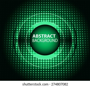 Dark green Light Abstract Technology background for computer graphic website internet business. Brochure. card. banner flyer magazine. Design label. text box. infographics. dot. pixel 