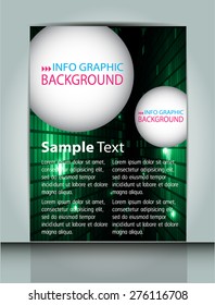dark green Light Abstract Technology background computer graphic website internet and business. vector illustration. text box. Brochure. card. banner flyer magazine. Design label.