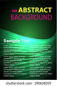 dark green Light Abstract Technology background computer graphic website internet and business. vector illustration. text box. Brochure. card. banner flyer magazine. Design label.
