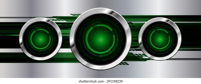 Dark green Light Abstract Technology background for computer graphic website internet. silver. infographics. move motion