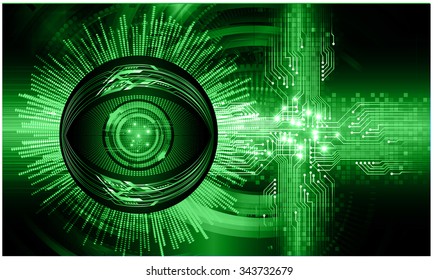 dark green light Abstract Technology background for computer graphic website internet and business. circuit. illustration.digital.infographics. binary code. zero one. eye. vector