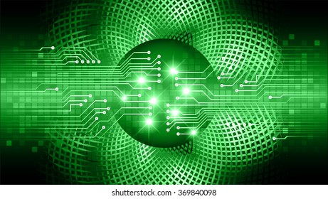 dark green Light Abstract Technology background for computer graphic website internet and business. circuit. illustration.digital.infographics. binary code. zero one. eye. scan virus vector