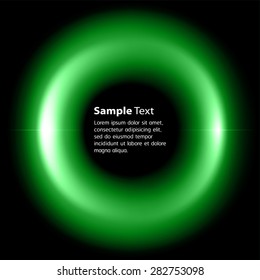 Dark green Light circle Abstract Technology background for computer graphic website internet. text box. Brochure. card. banner. label. infographics.