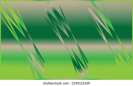 dark green, light green and gray background with matching color motifs