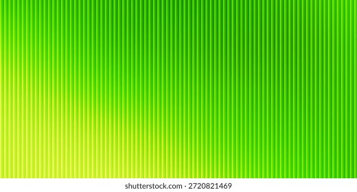 Vidrio acanalado degradado de neón verde oscuro. Fondo de textura de vidrio acanalado de Vector. Gradiente de malla. superficie de baño acanalada de acrílico. Superposición semitransparente de fondo de vidrio rojo. Ventana de pared de baño