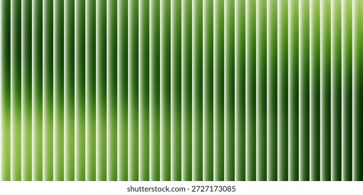Vidrio acanalado degradado de neón verde oscuro. Fondo de textura de vidrio acanalado de Vector. Gradiente de malla. superficie de baño acanalada de acrílico. Superposición semitransparente de fondo de vidrio rojo. Ventana de pared de baño