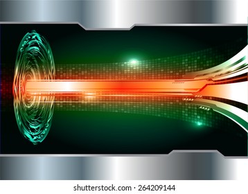 dark green orange color Light Abstract Technology background for computer graphic website internet and business. circuit. silver background