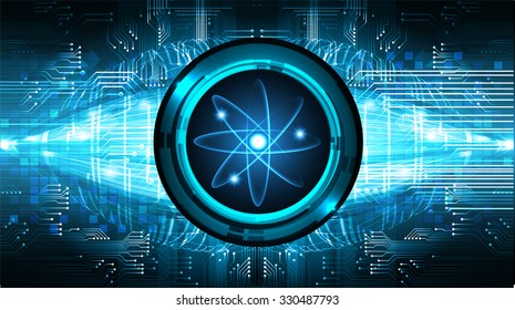 dark green orange Light Abstract Technology background for computer graphic website internet and business. illustration. infographics.binary code vector.Spark.molecule atom electron neutron nuclear.