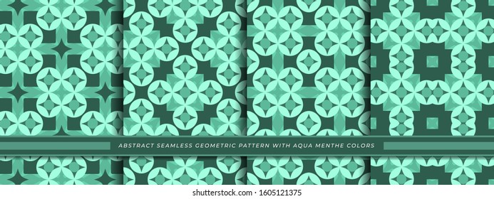 dark green pattern with abstract shapes, suitable for the textile industry, wallpaper, book cover, wall decoration and others