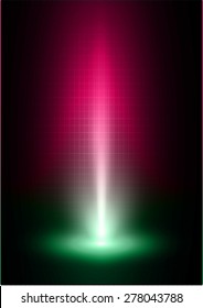 Dark green pink light Abstract background, rays. stage. infographics. infographics.