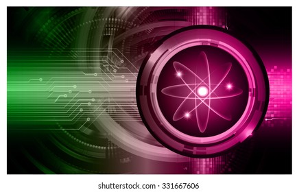 Dark green pink Light Abstract Technology background for computer graphic website internet business. illustration.infographics. motion move blur.neon. pixel. molecule atom electron neutron nuclear.