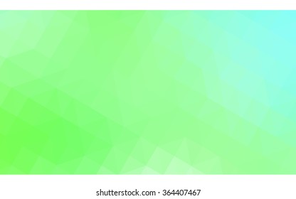Dark green polygonal illustration, which consist of triangles. Geometric background in Origami style with gradient. Triangular design for your business in vector.