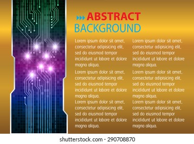 dark green purple blue gold Light Abstract Technology background computer graphic website internet and business. vector illustration. text box. Brochure. card. banner flyer magazine. Design label.