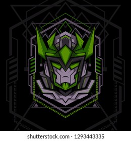 Dark Green Ranger Geometry Style