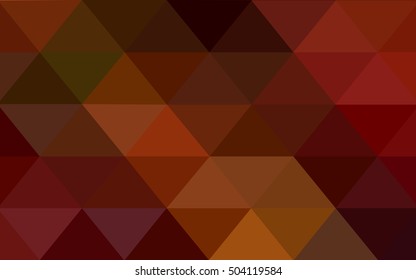 Dark green, red polygonal template. Shining colored illustration in a brand-new style. Brand-new style for your business design.