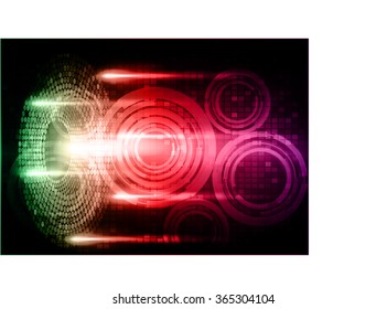 dark green red purple Light Abstract Technology background for computer graphic website internet and business. circuit. illustration.digital.infographics. binary code. zero one. eye