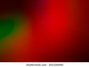 Dark Green, Red vector abstract template. A vague abstract illustration with gradient. Brand-new style for your business design.