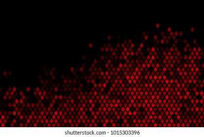 Dark Green, Red vector abstract textured polygonal background. Blurry rectangular design. The pattern with repeating rectangles can be used for background.