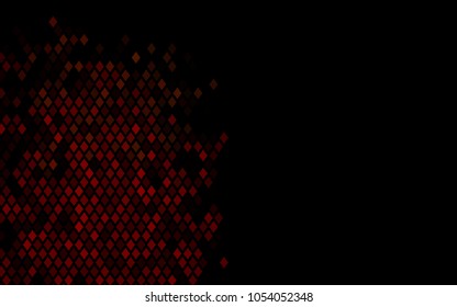 Dark Green, Red vector abstract textured polygonal background. Blurry rectangular design. The pattern with repeating rectangles can be used for background.