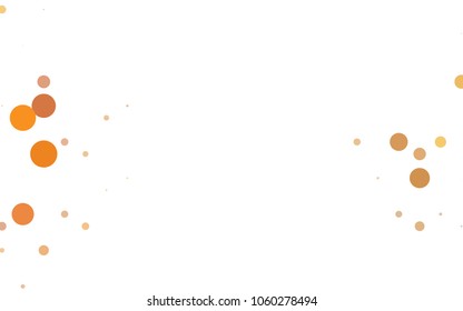 Dark Green, Red vector abstract pattern with circles. Geometry template for your business design. Background with colored spheres.