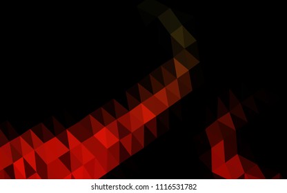 Dark Green, Red vector abstract mosaic background. Glitter abstract illustration with an elegant design. The template can be used as a background for cell phones.