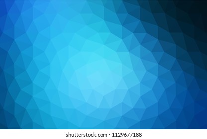 Dark Green, Red vector abstract mosaic background. Shining polygonal illustration, which consist of triangles. Completely new template for your banner.