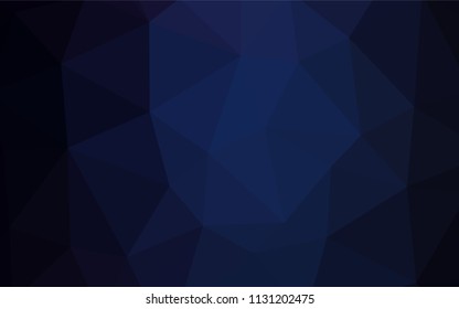 Dark Green, Red vector abstract mosaic pattern. Creative illustration in halftone style with triangles. Completely new template for your banner.