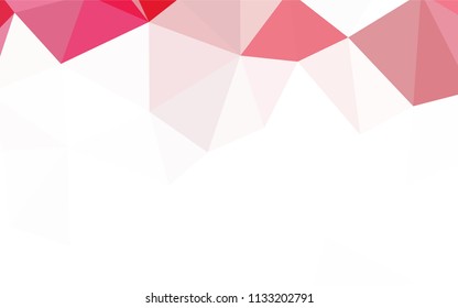 Dark Green, Red vector abstract mosaic background. Polygonal abstract illustration with gradient. Pattern for a brand book's backdrop.