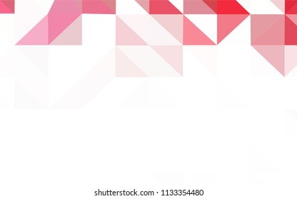 Dark Green, Red vector abstract polygonal template. A completely new color illustration in a polygonal style. Completely new template for your banner.