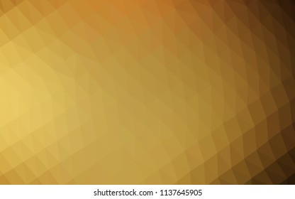 Dark Green, Red vector abstract polygonal template. Brand new colored illustration in blurry style with gradient. Triangular pattern for your business design.