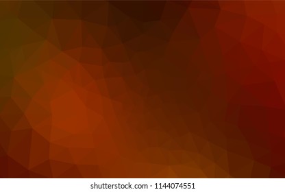 Dark Green, Red vector abstract mosaic pattern. Elegant bright polygonal illustration with gradient. A new texture for your web site.