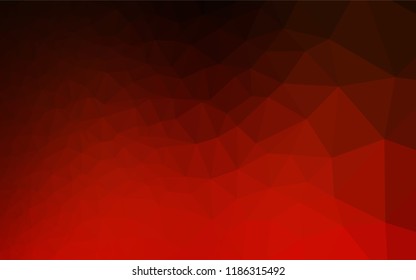 Dark Green, Red vector abstract polygonal texture. An elegant bright illustration with gradient. The completely new template can be used for your brand book.