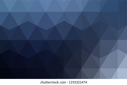 Dark Green, Red vector abstract polygonal background. Triangular geometric sample with gradient.  New template for your brand book.