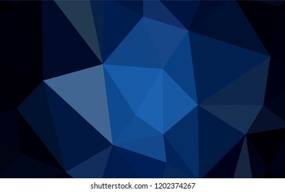 Dark Green, Red vector abstract mosaic backdrop. Glitter abstract illustration with an elegant triangles. Polygonal design for your web site.