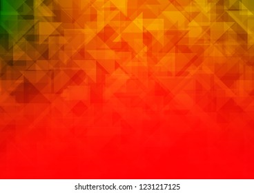 Dark Green, Red vector abstract polygonal abstract polygonal. A sample with polygonal shapes. The polygonal design can be used for your web site.