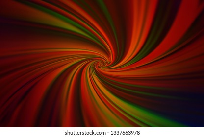 Dark Green, Red vector abstract blurred background. Shining colored illustration in smart style. Elegant background for a brand book.